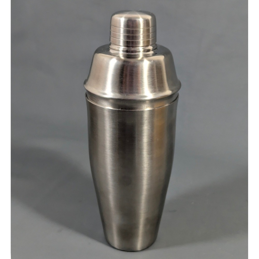Pedrini Stainless Steel 18-8 Cocktail Shaker 3-Piece Cobbler Style Barware